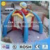 Blue Inflatable Equipment Shooting Ball Games For Commercial Party