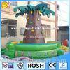 Lovely Palm Tree Inflatable Rock Inflatable Wall Climbing For Children Party