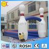 White Inflatable Sports Games Human Bowling Ball Outside Sport