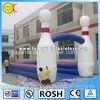White Inflatable Sports Games Human Bowling Ball Outside Sport