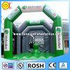 Green Adult Inflatable Playground InflatableStructure Hand - Painting