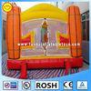 0.55mm PVC Tarpaulin Inflatable Sports Games Orange / Yellow