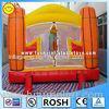 0.55mm PVC Tarpaulin Inflatable Sports Games Orange / Yellow