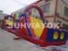 Durable 0.55 mm PVC waterproof obstacle course bounce house For Playground