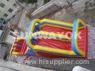 Attractive Inflatable Outdoor Obstacle Course With jumping slide For Children