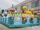 Customized Panda Paradise Inflatable Fun City bouncy castle for adults