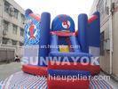 Colourful PVC Spider Man Inflatable Bouncing House For Inflatable Entertainments