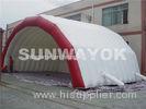 CE White Inflatable party Tent With 3 layers fire retardant 0.55mm PVC