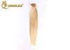 Bleach Blonde Brazilian Body Wave U Tip Hair Extensions Grade 6A / 7A / 8A Virgin Hair