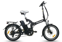 Electric bike folding model with suspension