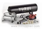 Black And Silver Steel Onboard Air Systems Air Compressor With Tank 12V For Car Tuning