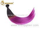 Dream Girl Long 100% Brazilian Human Hair Black To Purple Hair Extensions