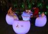 Environmentally Friendly Bar Chairs with 16 colors LED Lighting Furniture