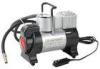 Silver and Black Metal Air Compressor For Car Inflation With Led Light