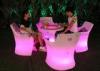 Plastic Bar Chairs LED Furniture Waterproof For Party / Wedding / Hotels