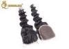 100% Unprocessed Virgin Human Hair Lace Closure For Black Women