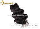 100 Virgin Human Hair Lace Closure Body Wave Three Part Hair Extension