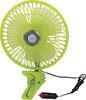 Plastic Green Car Cooling Fan Full Safety Plastic Guard 8 Oscillating