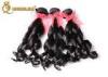 Machine Make 8 inch To 20 inch Spring Curl Hair Weave 1B Hair Extensions