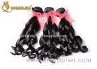 Machine Make 8 inch To 20 inch Spring Curl Hair Weave 1B Hair Extensions