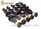 Loose Wave Raw Virgin Indian Human Hair Weave 12 Inch - 30 Inch Hair Extensions