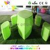 Custom Green Cute Eye Shape Kids Chair And Stool With Colorful Options