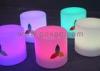 PE Glowed Plastic Rechargeable Led Kids Chair And Stool With 16 Colors Changing