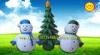 3.5 m Lovely Decoration Inflatable Advertising Chirstmas Trees / Snowman EN14960