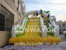 Tropical Jungle Commercial Inflatable Slide With Blow Up Arch For Funny