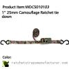 WDCS010103 1 25mm Camouflage Ratchet tie down