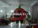 PVC / Nylon Pumpkin Face Holiday inflatables halloween decorations For Kids