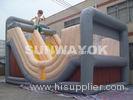 Renting PVC Kids Giant Pirate Double Inflatable Dry Slide For Garden