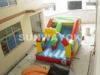 18Oz PVC tarpaulin Durable Double Inflatable Dry Slide For Amusement Park