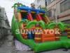 Fantastic Jungle Inflatable Combo Bouncers / Funny Climbing Slides