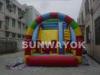 Funny large Commercial Inflatable Slide With Obstacle Course For Children