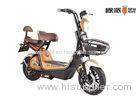 48V12AH Electric Moped Scooter 450W Small Backrest Front Shopping Basket Scooter LCD Speedmeter