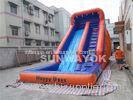 Exciting inflatable Interactive Games water slide with pool For Adults / Kids