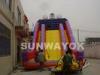 Clown Theme Large childrens Commercial Inflatable Slide For Events / Parties