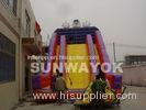 Clown Theme Large childrens Commercial Inflatable Slide For Events / Parties