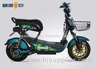 2 Wheel Adult Electric Moped Scooter One Seat For Commuter 6 Tubes Controller
