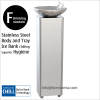 Floor or Free-Standing Stainless Steel Drinking Fountain