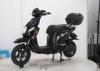 Black Cool Color Ladies Electric Scooter 600W 800w Soft Leather Seat Rear Box