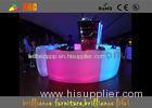 Impact-Proof Curved LED Bar Tables With Remote Control Battery