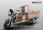 Differential Motor Electric Cargo Trike 50KM Range Distance For Farm / Countryside