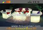 Environmentally Friendly PE Glowing Lounge LED Bar Tables For Home Party
