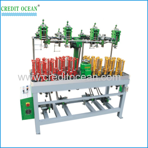 High speed flat cord braiding machine