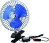 8 Inch 12V Portable Dashboard Car Cooling Fan Clip - On 2 - Speed Switch