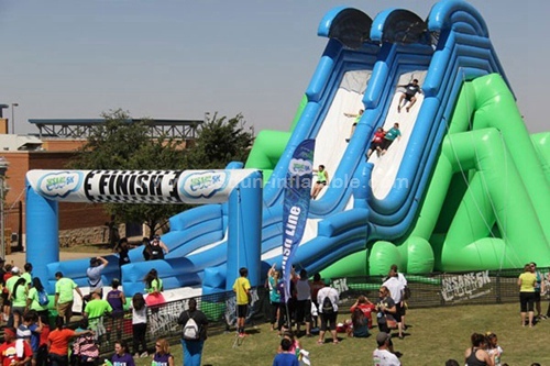 Adults large insane inflatable 5K slide for events