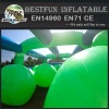 Big balls inflatable obstacle course challenge