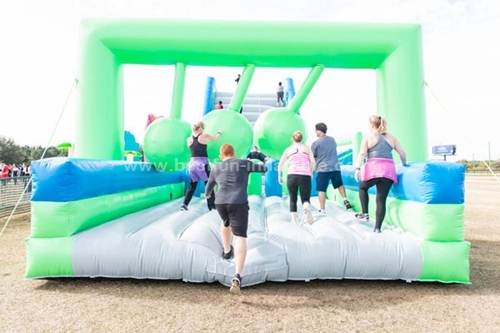 Insane 5K Inflatable Obstacle Course Finish Line